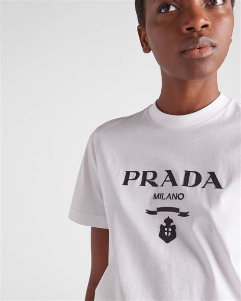 white prada t shirt